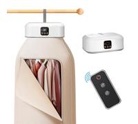 Portable Clothes Dryer，Mini Laundry Dryers with Remote Control, Small Compact Foldable Electric Drying Machine with Dry Bag for Travel,RV, Home,Apartment