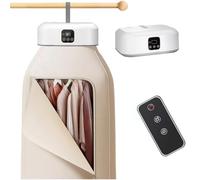 Portable Clothes Dryer, Once Drying 9-12 Clothe, Clothe Dryers 1-8 H Timer, Ptc Ceramics Heat Up, 0.2 Kwh an Hour, 360°, 60 Celsius Hot Air Drying Dryers