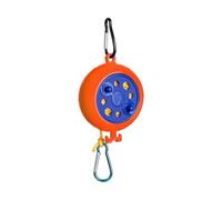 Portable Clothesline Travel Laundry Dryer Retractable Nylon Cord with ABS Housing for Camping Trips Hotel Room Drying Portable Drying Line Travel Laundry Cord Hotel Room Clothes Dryer Camping Rope