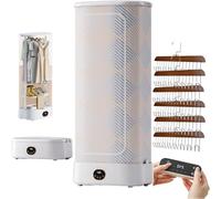 Portable Clothing Dryer and Steamer, 360° Hot Air Circulation, Intelligent Timing, Automatic Sanitizing and Drying for Fabric Care
