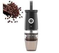 Portable Coffee Bean Grinder - 2 In 1 Coffee Burr Grinder | 3 Types Coffee Grinder | 5 Fine Coarse Grinding Parameters | Stainless Steel Transparent Coffee Core Stainless Steel