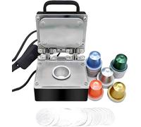 Portable Coffee Capsule Sealing Machine with Aluminum Foils, Ideal for Home and Commercial Use