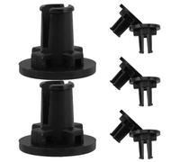 Portable Coffee Grinder Nylon Fixed Pieces Core Spare Parts 8pcs | Manual Grinder Adjustment Mechanism, Black Nylon Replacement Part, Simple Installation, Quick Swap