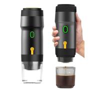 Portable Coffee Machine, 20Bar, 3-in-1 for NES and DG Capsules and Ground Coffee, 7500mAh Battery, Cordless, for Outdoor Travel, Home, Office