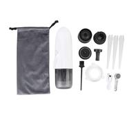 Portable Coffee Maker, 3 in 1 Unique Cute Small Capsule Coffee Machine for Outdoor Car Travel Camping Fast Heating Technology Cordless Design Stylish Artwork ABS PC Material 263x89