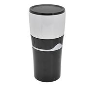 Portable Coffee Maker, 450ml Capacity (Black White)