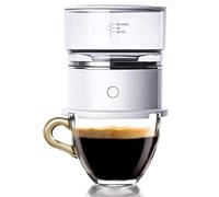 Portable Coffee Maker, Personal Mini Single Serve Cup Coffee Hand Machine Brewer, Automatic Rotating Coffee Dripper for Indoor and Outdoor Use