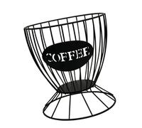 Portable Coffee Pod Storage Solution Practical Coffee Display Basket Elegant Coffee Holder Storage Organizer Stand