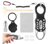 Portable Coin Tester - Compact Hammer Magnifier, Glass Magnetic Keychain Tool Set, Professional Grade Gold Coin Testing Device | Ideal for Collar