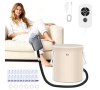 Portable Cold Therapy Machine with Programmable Timer, Quiet Ice Machine for Knee Shoulder Ankle Pain Relief, Multi-Mode Ice Therapy Machine System for Surgery Recovery & Sports Injuries