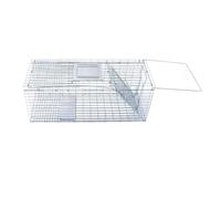 Portable, Collapsible Folding Cat Cage with Space Saving Design, Made of Mild Steel Wire, 31.1 x 11 x 13 Inches for Small and Medium Cats