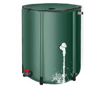 Portable Collapsible Rain Barrel, PVC Rainwater Collection System With Top Mesh Overflow Valve, Foldable Water Storage Tank For Gutter, Garden, Lawn, Floor Cleaning(132 gallon/500 L)