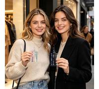 Portable Color Analysis. Template Card Acrylic. 32.7g Matching Guide with Bead Chain Chart for Outfit Coordination Easy to Carry Fashion Accessory and Visual Aid for Makeup Shopping Travel Home