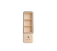 Portable Colorful 3 Spaces Medicine Case Health Care Container Case Pill Box Splitters Travel Pill Box Tiny Boxes Easy to Carry