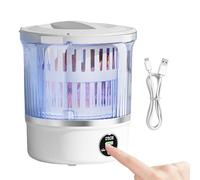 Portable Combo Washer Dryer - Digital Display with Compact Tub 3 Litres, Cordless Silent Cleaning Device | Non-Slip Base with Water Resistant for Washing