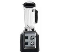 Portable Commercial Blender Grinder, 2L Capacity with Infinite Speed Control, for Hotel/Shop Smoothies/Juices, Stainless Steel Blade System black