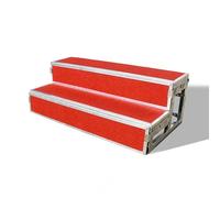 Portable Commercial Choral Risers Choir Stairs Riser Platform Stage Anti Slip Singing Steps School Church Theater Concert，Carpeted Choral Risers - Sturdy Staging Platforms for Choirs, Singin