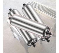 Portable Commercial Conveyor Rollers - Stainless Steel Replacement Rollers for Smooth Movement Ideal for Businesses Dia 25mm Length 700mm