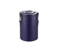 Portable Commercial Food Warmer Stainless Steel Insulated Bucket for Hot or Cold Food Storage （Handleless） Insulated Bucket(Blu,8l)