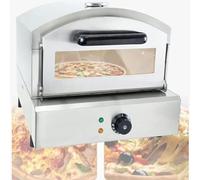Portable Commercial Pizza Oven - Outdoor Countertop Stainless Steel, Quick Heating for Restaurants & Homemade Pizzas, Ideal for Outdoor Cooking & Entertaining