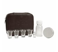 Portable Communion Set | Case with Four Cups, Bottles, and Tin | Lightweight and Compact for Travel and Sick Calls | Great Catholic Gift for Ordination and Priests