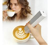 Portable Compact Bluetooth Edible Printer & Handheld Food Printpen, Suitable for Cakes Cookies Coffee Beer Cocktails Macarons Home & Small Shop Use(Brown*2)