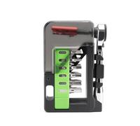 Portable Compact Cycling Multitool Small Ratchets Wrench Road Bike Tire Maintenance Tool Cycling Accessories Enduring Alloys Bit Extension Repair Set