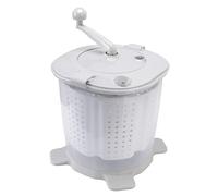 Portable Compact Mini Washing Machine Hand Crank Washing Machine Manual Washing Machine for Dormitory Apartment Camping Nordic Grey