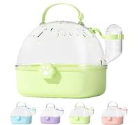 Portable Compact Travel Bird Cage with Water Bottle, 18.3 x 16.3 x 17 cm, Lightweight and Ventilated for Small Parakeets and Wild Animals