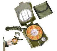 portable compass - Compass Hiking Survival | Gear Tool with Lanyard & Pouch Pocket Hiking Compases | Waterproof Navigation Comppass | for Outdoor Backpacking Scout Camping Navigation Fishing