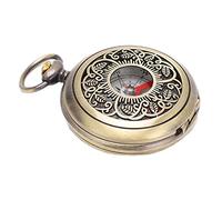 Portable Compass, Durable Shockproof Water Proof Brass Camping Compass Hiking Survival Tools Navigation for Outdoor with Keychain Vintage Military Gift