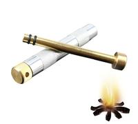 Portable Compression Fire Hose - Piston Starter, Outdoor Camping Equipment, Metal Rod for Survival Hunting, Lightweight and Compact Starter in Emer Situations