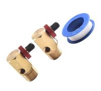 Portable Compressor Manifold Tool 125PSI Red Knob