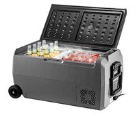 Portable Compressor Refrigerator Freezer, 45L 12/24V DC & 110-240V AC, for Car RV Truck SUV Travel Camping