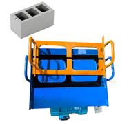 Portable Concrete Block Maker, 550W Electric Brick Press Machine, High-Pressure Vibration System for Homestead Sidewalks, Fire Pits, Garden Borders, Includes 8 Molds for Durable DIY Construction