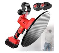 Portable Concrete Plaster Machine Electric Concrete Cement Mortar Wall Grinding Machine, Lithium Battery Beater with Concrete Speed (2Battery)