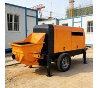 Portable Concrete Pumping Machine Trailer Mounted Concrete Delivery Pump for Construction Projects