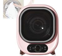 Portable Condenser Tumble Dryer 5kg, Compact Mini Spin Dryer,small Tumble Dryers, Wall Mountable With 0.8kg Load Capacity, Ideal Counter Top Solution(Pink)