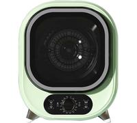 Portable Condenser Tumble Dryer, 5kg Vented Compact Mini Spin Dryer For Wall Mounted Use - Small Tumble Dryer With 0.8kg Load Capacity, Ideal For Countertop Placement(Color:Green)