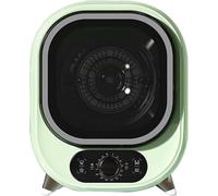 Portable Condenser Tumble Dryer, 5kg Vented Compact Mini Spin Dryer - Small Tumble Dryer with 0.8kg Load Capacity(Green)