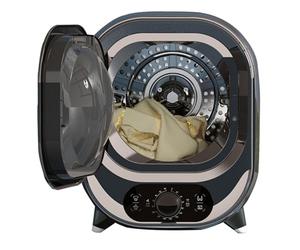 Portable Condenser Tumble Dryer - Electric Clothes Machine Compact Freestanding Front Stainless Steel - Vented Dryers Small Smart Tumble Dryer