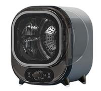 Portable Condenser Tumble Dryer, Small 5kg Vented Mini Spin Dryer, Wall Mounted Compact Electric Dryer with 0.8kg Load Capacity