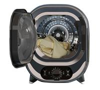 Portable Condenser Tumble Dryer, Vented Dryers Small Smart Tryer Clothes Machine Electric Compact Freestanding Front Stainless Steel