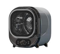 Portable Condenser Tumble Dryer With 0.8kg Load Capacity,with Dual Temperature Control Probe,Small Vented Condenser Dryer,Stainless Steel Tub,for Counter Top or Wall Mounted Use for Small Spaces(A)