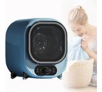 Portable Condenser Tumble Dryer with Stainless Steel Tub,Compact Condenser Tumble Spin Dryer with Dual Temperature Control Probe,for Counter Top or Wall Mounted Use for Small Spaces(D)