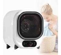 Portable Condenser Tumble Dryer with Stainless Steel Tub,Compact Condenser Tumble Spin Dryer with Dual Temperature Control Probe,for Counter Top or Wall Mounted Use for Small Spaces(B)