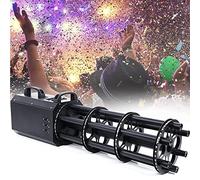 Portable Confetti Gun Launcher Machine Cannon Professional 6 Rechargeable Handheld, Wedding Concierge Ambience for DJ Stage Celebration Wedding Bar
