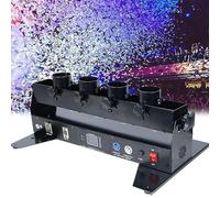 Portable Confetti Gun Launcher Machine Cannon Wireless DMX 512 Remote Electric for Party Wedding Concerts Celebration Speciial Events Stage Effect