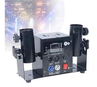 Portable Confetti Gun Launcher Machine Electric Professional DJ Remote for Event, Partylight Effect, Club, Concerts, Carnival Easter,Double