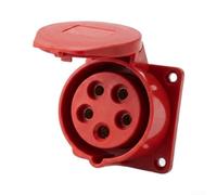 Portable Construction Site Distribution Box with FI Circuit Breaker | Integrated FI switch, 1P+N 16A fuse, for safe temporary installations on the construction site